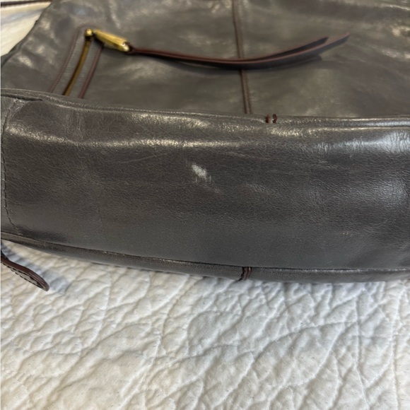 HOBO brand Merrin convertible backpack/shoulder bag - Graphite color (dark gray) - Picture 9 of 9